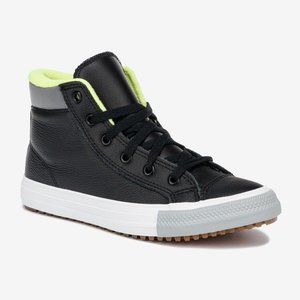 Converse All Star PC Boot Hi Kids Boys Girls Sneaker Shoe Black School #331C
